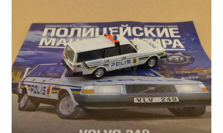 Volvo 240 Police, масштабная модель, 1:43, 1/43