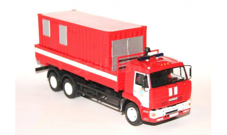Камаз 65117 пожарный с электростанцией, масштабная модель, 1:43, 1/43, Конка