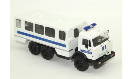 Камаз 43114 вахта полиция, масштабная модель, 1:43, 1/43, MD Models