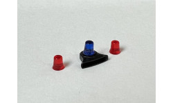 Набор спецсигналов СГУ-60 с 2 красными маяками (цельнолитые) для конверсий моделей 1:43