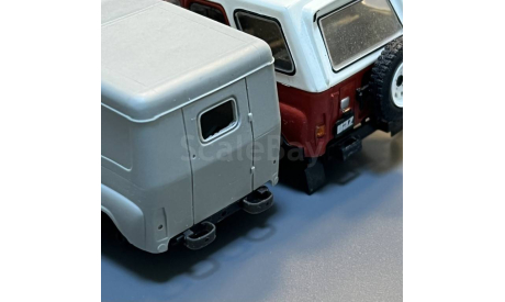 Мосты УАЗ-469 для колес под оси, запчасти для масштабных моделей, MAX-MODELS, scale43