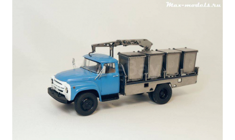 Надстройка мусоровоз М30 из металла для ГАЗ-53, ЗИЛ-130, запчасти для масштабных моделей, Max-Models, 1:43, 1/43