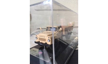 ГАЗ 53 А 1973 бежевый DIP models, масштабная модель, scale43