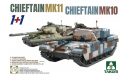 Chieftain Mk.10 + Chieftain Mk.11, сборные модели бронетехники, танков, бтт, TAKOM, scale72