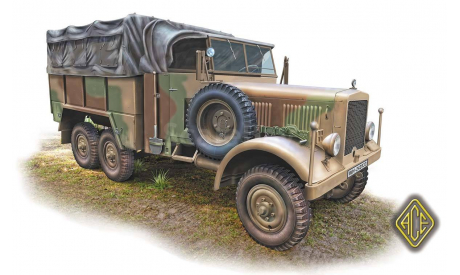 Einheits-Diesel Pritschenwagen (2,5t 6x6 LKW), сборная модель автомобиля, ACE, scale72