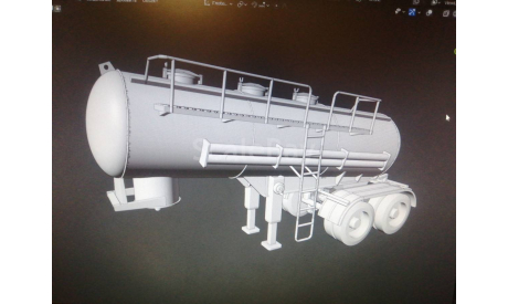 Полу прицеп бочка Нефаз, масштабная модель, Конверсии мастеров-одиночек, scale43