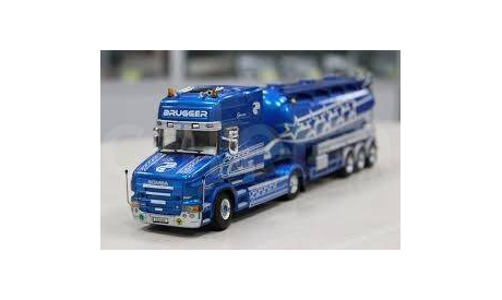 BRUGGER SCANIA T(5) TORPEDO+ONDERLOSSER, масштабная модель, 1:50, 1/50, WSI