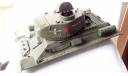 ТАНК Т-34 незаконченная модель, сборные модели бронетехники, танков, бтт, 1:16, 1/16, DeAgostini (военная серия)