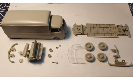 VW T1 длиннобазный фургон, сборная модель автомобиля, scale43, Volkswagen