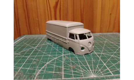 VW T1 длиннобазный фургон, сборная модель автомобиля, scale43, Volkswagen