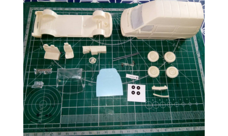 Volkswagen Transporter T4, сборная модель автомобиля, 1:43, 1/43