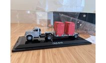 Газ 51 П (серый) + Т-213 полуприцеп (серый) 1959 СССР, масштабная модель, DiP Models, scale0
