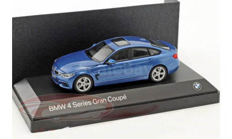 BMW 4 Series (F36) Gran Coupe blue, масштабная модель, Kyosho, 1:43, 1/43