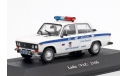 ВАЗ 2106 Police Russia Полиция, масштабная модель, Atlas, 1:43, 1/43