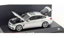 BMW 4er 4 Series (F36) Gran Coupe silver, масштабная модель, Kyosho, scale43