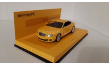 Bentley Continental GT - 2008 - Yellow, масштабная модель, Minichamps, scale43