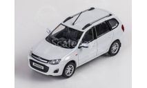 Lada Kalina SW 2019 Автолегенды Новая Эпоха ДеАгостини DeAgtini 1:43, масштабная модель, Автолегенды СССР журнал от DeAgostini, scale43, ВАЗ