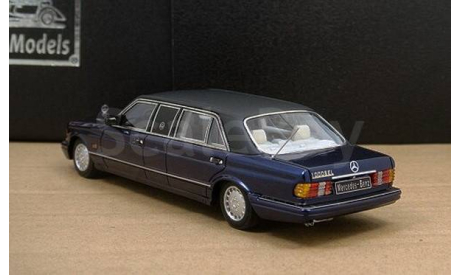 Mercedes-Benz 1000 SEL Limousine (W126) - blue (L.E.88pcs), масштабная модель, Classic Model, scale43