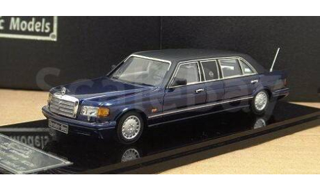 Mercedes-Benz 1000 SEL Limousine (W126) - blue (L.E.88pcs), масштабная модель, Classic Model, scale43