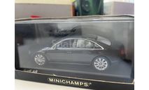 А8, масштабная модель, Audi, Minichamps, scale43