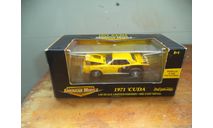 Plymouth Cuda 1971, масштабная модель, ERTL, 1:43, 1/43