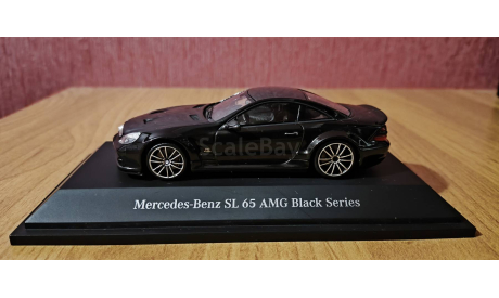 1/43 Mercedes-Benz SL 65 AMG Black Edition, масштабная модель, Minichamps, 1:43