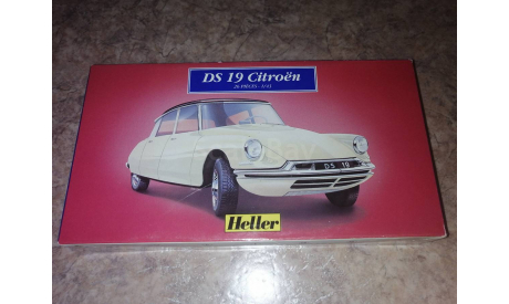 Citroen DS 19 Heller (1:43) Kit 80162 раритетный набор, сборная модель автомобиля, Citroën, 1/43