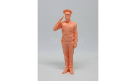 Советский милиционер, масштаб 1:24, смола., миниатюры, фигуры, scale24
