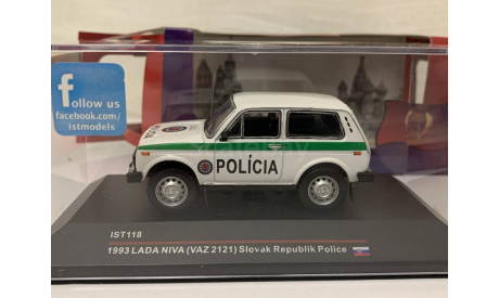 ВАЗ 2121 Нива Polizei Slowakei 1:43 IST, масштабная модель, IST Models, scale43