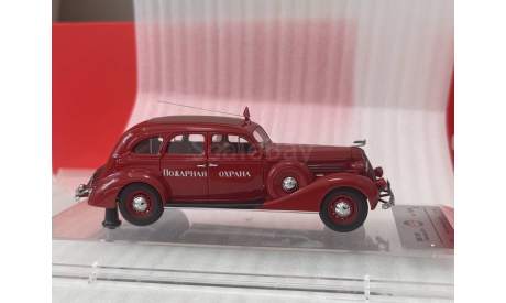 Модель ЗиС-101 «Пожарная Охрана» г. Ленинград 1951 г. 1/43 Dip Models, масштабная модель, 1:43
