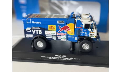 КамАЗ 4326 Dakar 2017г. 505 номер, масштабная модель, ПАО КАМАЗ, 1:43, 1/43