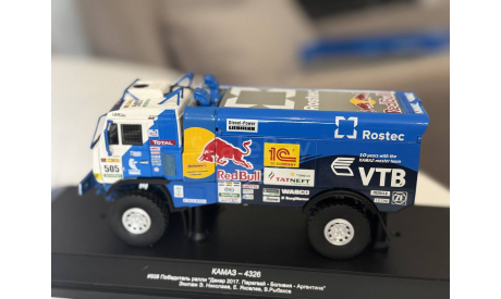 КамАЗ 4326 Dakar 2017г. 505 номер, масштабная модель, ПАО КАМАЗ, 1:43, 1/43