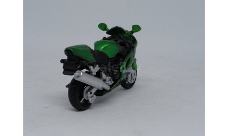Мотоцикл Kawasaki, 1/32, Cararama, масштабная модель мотоцикла, Bauer/Cararama/Hongwell, 1:32