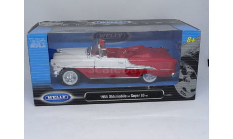 Oldsmobile Super 88 1955, 1/24, Welly, масштабная модель, 1:24