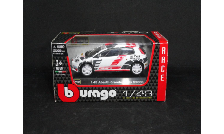 Abarth Grande Punto S2000, Bburago, масштабная модель, scale43