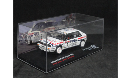 Lancia Delta Integrale 16V, Bruno Saby Grataloup, Tour de Corse, 1990, Altaya, масштабная модель, 1:43, 1/43