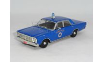 Полицейские Машины Мира №46 - Ford Galaxie 500 (1965), журнальная серия Полицейские машины мира (DeAgostini), 1:43, 1/43