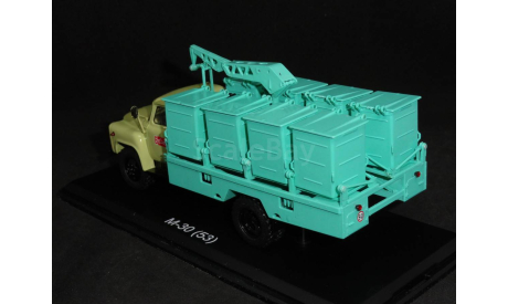 Контейнерный мусоровоз М-30 (53) , SSM, масштабная модель, ГАЗ, MODIMIO, 1:43, 1/43
