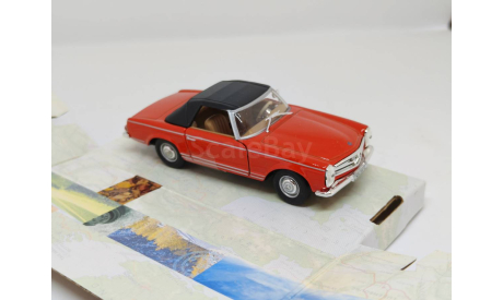 Mercedes-Benz 280SL Roadster, Cararama, масштабная модель, Bauer/Cararama/Hongwell, 1:43, 1/43