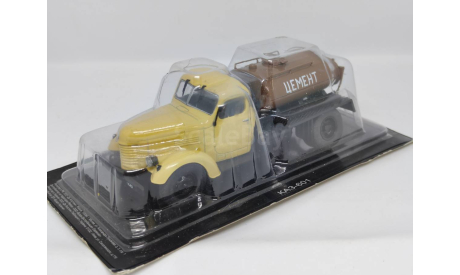 Автомобиль на Службе №73 КАЗ-601 Цементовоз, журнальная серия Автомобиль на службе (DeAgostini), 1:43, 1/43