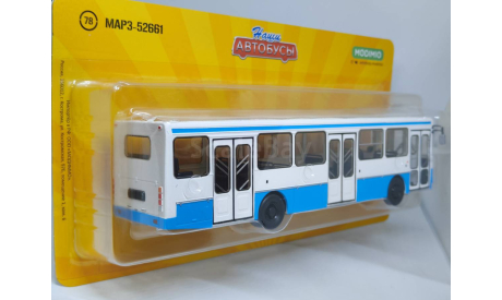 Наши Автобусы №78, МАрЗ-52661, журнальная серия масштабных моделей, MODIMIO, 1:43, 1/43