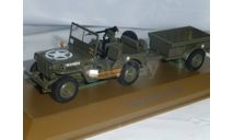 Jeep Willys MB с прицепом, Atlas Цена 1000 р., масштабная модель, scale43
