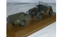 Jeep Willys MB с прицепом, Atlas, масштабная модель, scale43