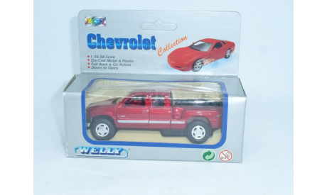 Chevrolet Silverado 1999, 1/36, Welly, масштабная модель