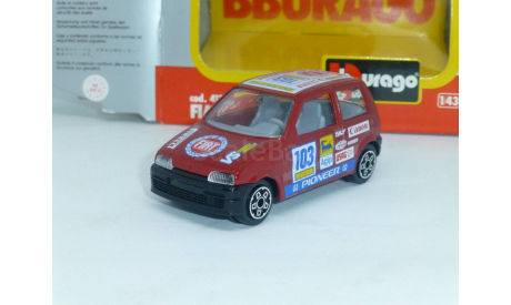 Fiat Cinquecento Rally, Bburago, масштабная модель, 1:43, 1/43