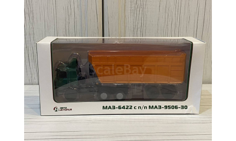 Маз 6422 с п/п щеповоз, масштабная модель, Автоистория (АИСТ), scale43