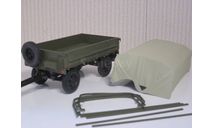 Прицеп 2-ПН-2 (с дугами и тентом), масштабная модель, DiP Models, scale43