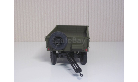 С 1 рубля. Прицеп 2-ПН-2 (с дугами и тентом), масштабная модель, DiP Models, 1:43, 1/43