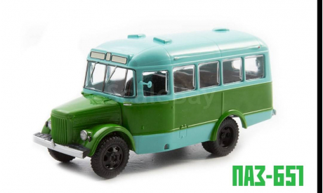 ПАЗ-651, масштабная модель, MODIMIO, scale43