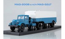 МАЗ-200В с п/п МАЗ-5217, масштабная модель, Start Scale Models (SSM), 1:43, 1/43